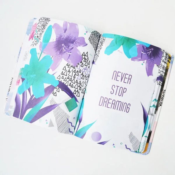 Женский ежедневник &laquo;Positive book&raquo;, blue-pink, А5 000002646 фото