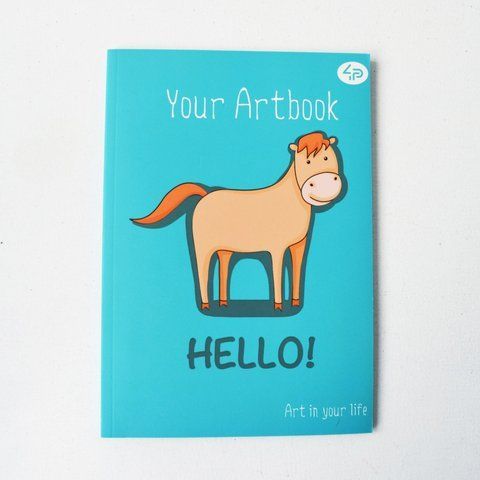 Блокнот 4Profi Artbook horse 48 арк. формат А5 902330 000003046 фото