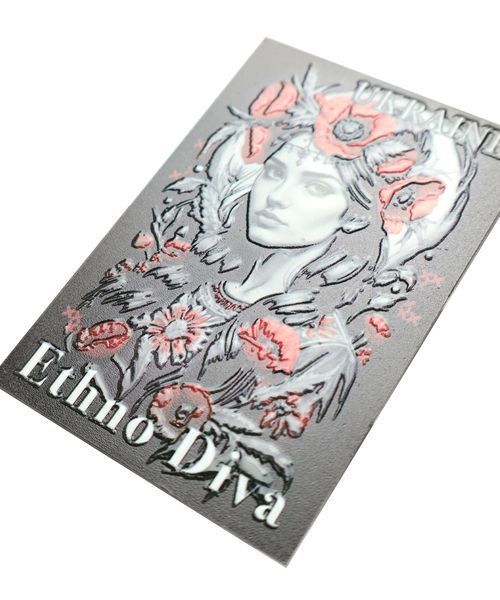 Магніт акриловий "UKRAINE Ethno Diva" 5*8 см 000049715 фото