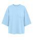 Женская футболка Siesta трикотаж мини диагональ петля голубой р. L - XL 000057327 фото 1