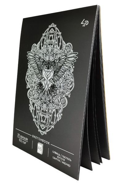 Блокнот-скетчбук TM 4Profi "Dreams sketchbook" one А5 чорний 000025173 фото