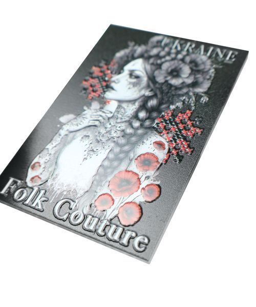 Магніт акриловий "UKRAINE FOLK COUTURE" 5*8 см 000049717 фото