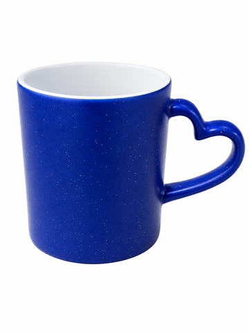 Чашка керамічна 11 oz glitter color change heart mugs BLUE 000049958 фото