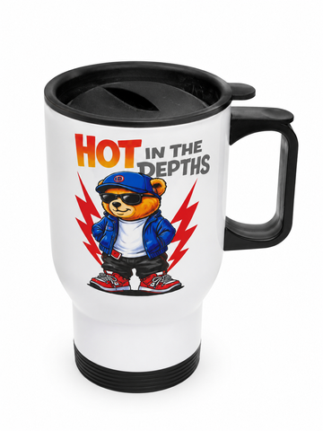 Термокухоль ТМ 4Profi WHITE "Hot in the depths ведмідь" 400 мл 000058927 фото