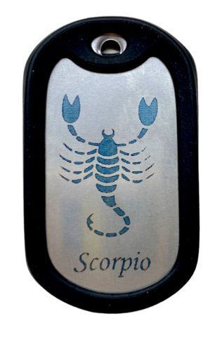 Жетон+ланцюжок+бампер знак зодіаку Scorpio (Скорпіон) 000023961 фото
