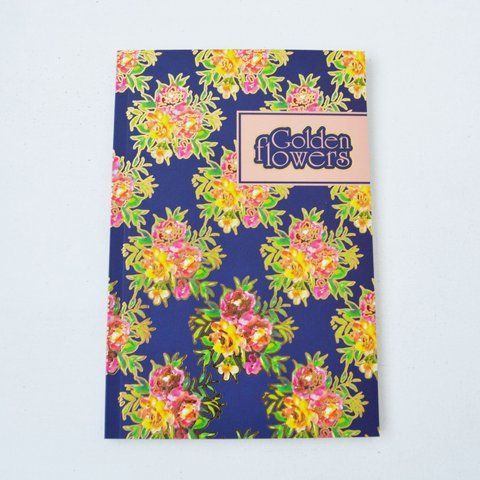 Блокнот 4Profi "Golden Flowers" dark blue 40 листов формат A5 903597 000003270 фото