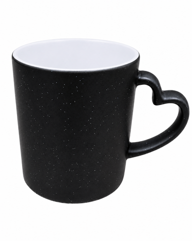 Чашка керамічна 11 oz glitter color change heart mugs BLACK 000049956 фото