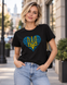 Футболка "Тризуб серце" трикотаж чорний BeArt р. 3XL 000059005 фото 2