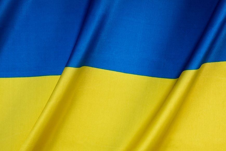 Флаг Украины 90*60 см (материал полиэстер) 50 шт 000008737 фото