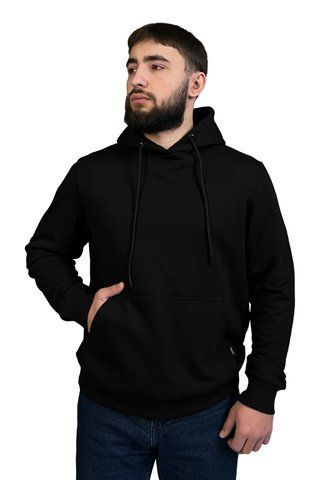 Худі чоловічий чорний Джері з принтом Ukraine Eagle (DTG) роз. 2XL 000036812 фото