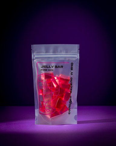 Желейні цукерки "Ягідний джин" 100г Jelly Bar 000056644 фото