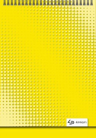 Блокнот 4Profi "Color office" yellow 40 листов формат А5 903368 000003172 фото