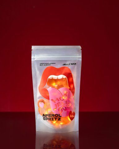 Желейка Hot Jelly Pop MINI Апероль Шприц 100г Jelly Bar 000056626 фото