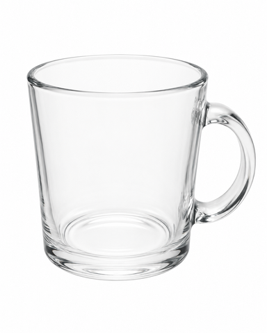 Чашка скляна 11 oz clear glass mug 000049993 фото