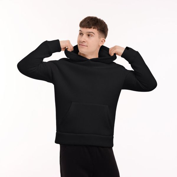Худі Pobedov 008 ЗИМА Чорний р. XL 000048729 фото