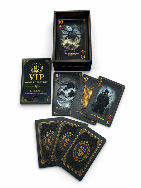 Пластиковые игральные карты "VIP-колода для героев" 0,5 мм, 54 шт 000060544 фото