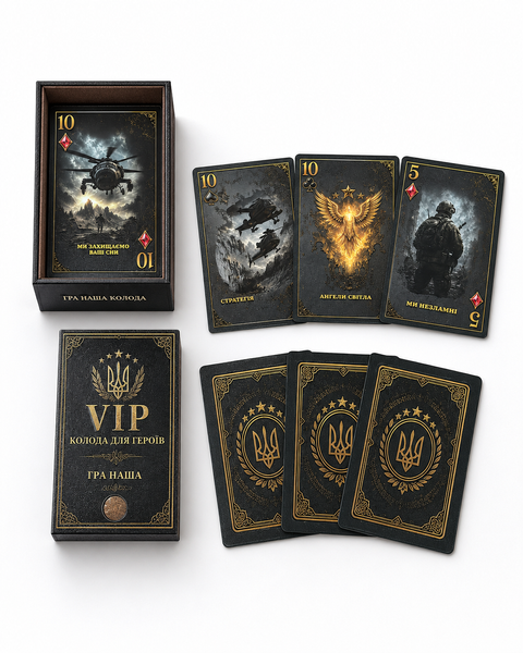 Пластиковые игральные карты "VIP-колода для героев" 0,5 мм, 54 шт 000060544 фото