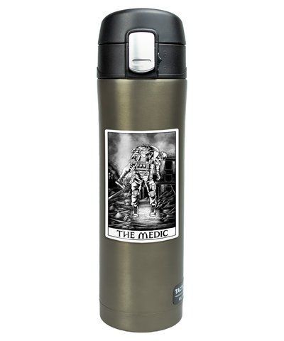 Термокружка ТМ 4Profi олива с рисунком "Black series № 147" 0,45 л 000049464 фото