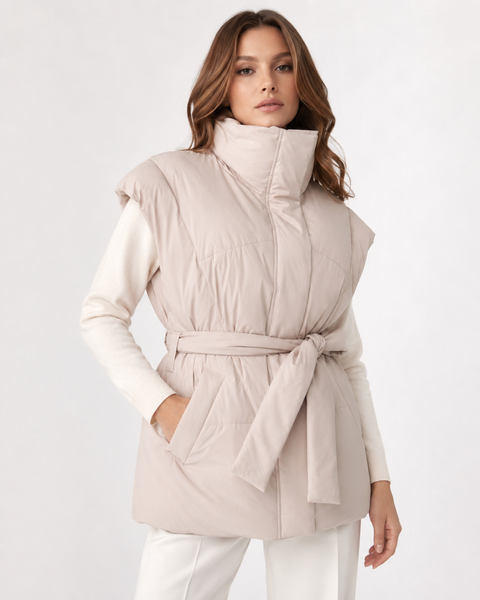 Жилет 88-982-1-74-SA (BEIGE, BL6558-806) SAMANGE р. M 000060445 фото
