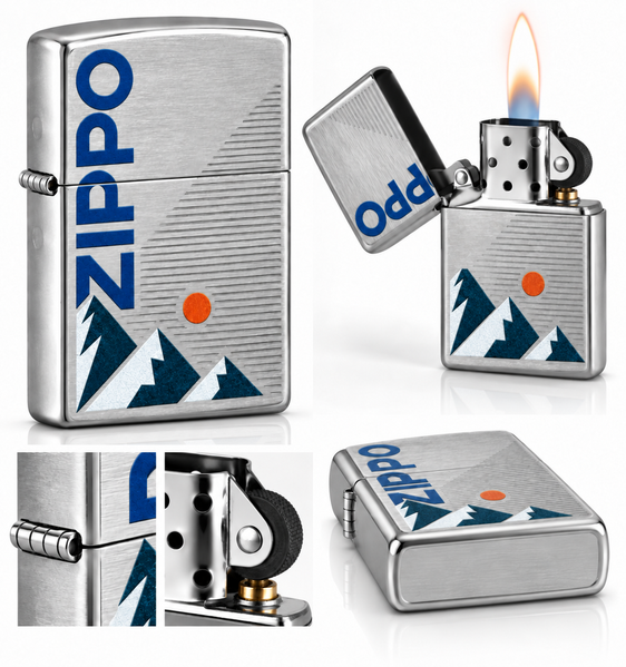 Запальничка Zippo Zippo Mountains Design 47113 000060669 фото