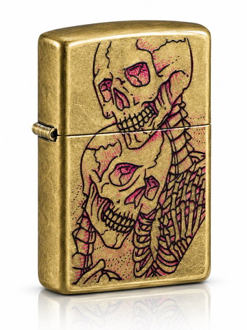 Зажигалка Zippo Love Skulls Design 47149 000060670 фото