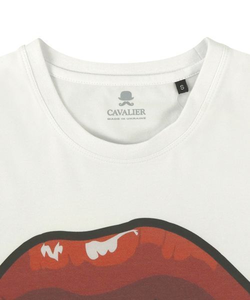 Футболка Cavalier White с принтом Cartridge in the lips 2XL (DTG) 000040678 фото