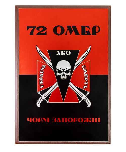 Плакетка подяка з емблемою р. 20*30см (МДФ + алюміній) 000047599 фото
