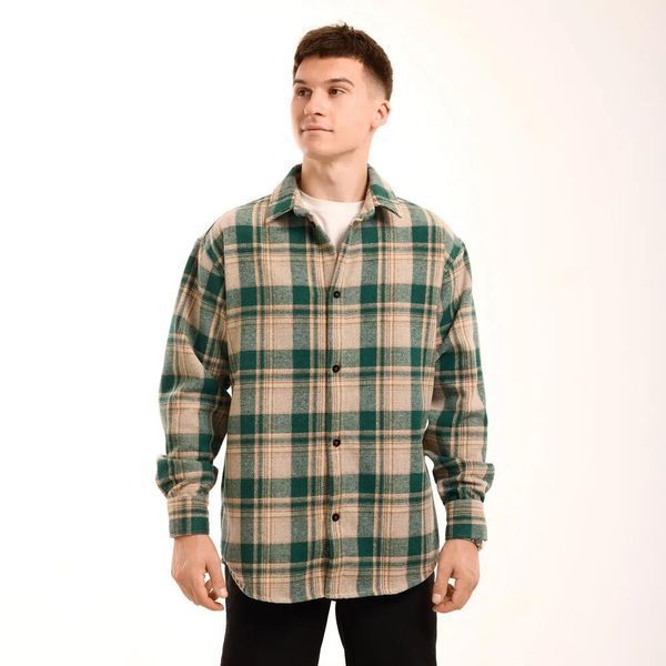 Сорочка Pobedov Tartan Зелений р. M 000048552 фото