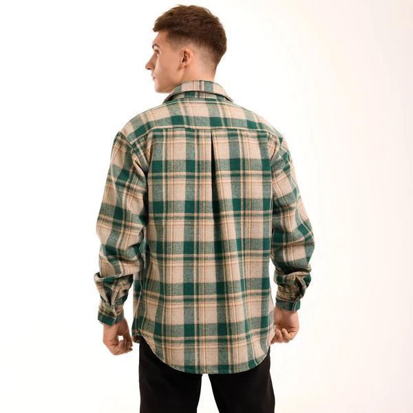 Сорочка Pobedov Tartan Зелений р. M 000048552 фото
