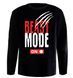 Лонгслів чоловічий чорний кулір з червоним принтом "Beast Mode" XL 000039693 фото 1