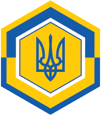 Наклейка на авто самоклеющаяся &laquo;Герб 6-угольный&raquo; прозрачный фон роз. 16,5х16,5 см 000019740 фото