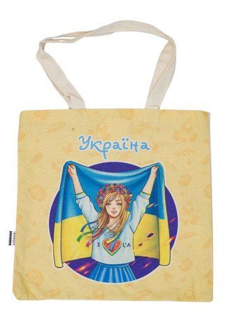 Экосумка полупанама Украинка Украина! 000031830 фото