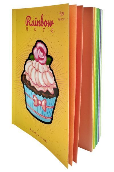 Блокнот TM Profiplan "Artbook Rainbow " Cake", peach, A5 000002891 фото