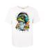 Футболка унісекс біла з коротким рукавом з принтом "Hip Hop Frog" р. 2XL 000030196 фото 1