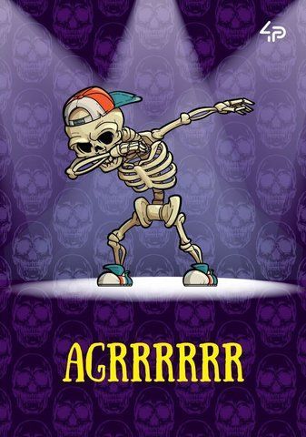 Блокнот 4Profi "Skeleton" dance 48 листов формат А5 904877 000005209 фото