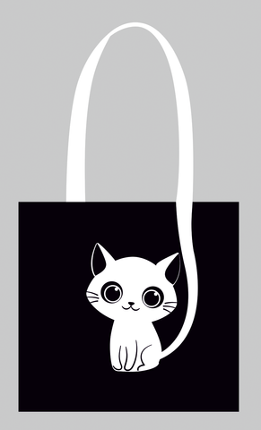 Экосумка из диагонали "White Cat" 000004979 фото