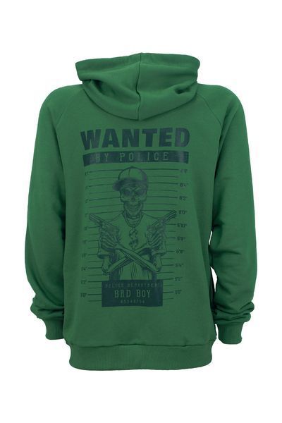 Костюм спортивный мужской ГЛЕБ2 тринитка футер хаки с принтом WANTED BAD BOY раз. XL 000035675 фото