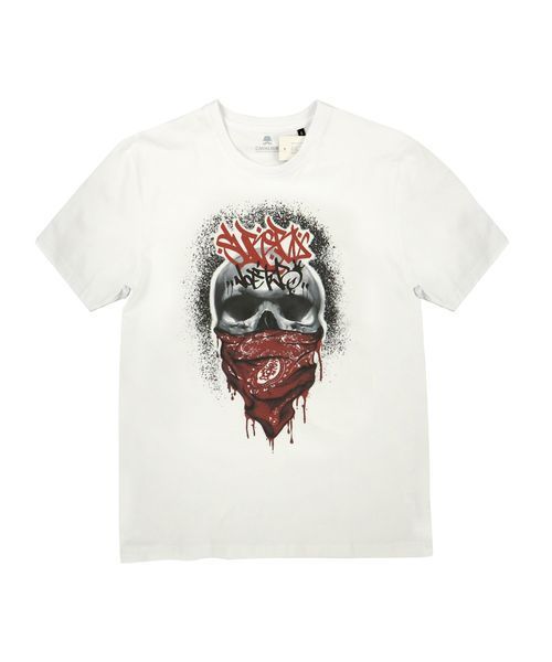 Футболка Cavalier White с принтом Skull in buff XL (DTG) 000040689 фото