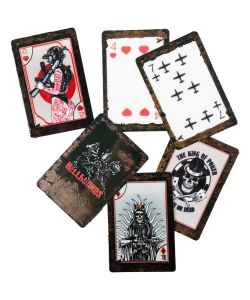 Игральные карты пластиковые "Lucky or Dead" Poker Club Black Series 0,4мм 54 шт 000047176 фото