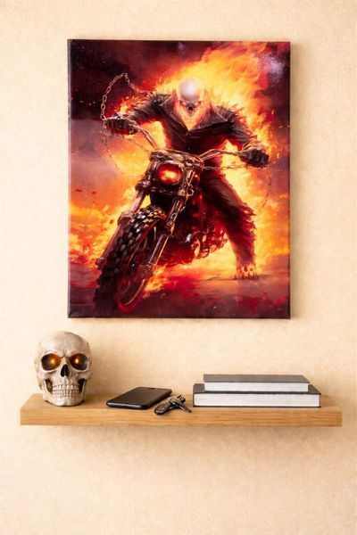 Постер "Ghost Rider" на рамці з банерної тканини р. 47*34 см 000054680 фото