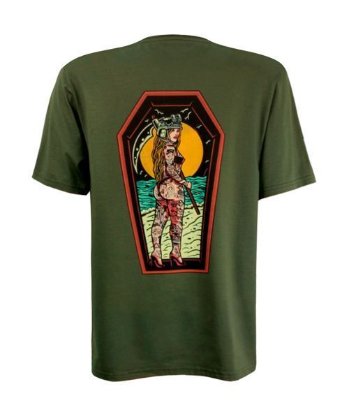 Футболка Cavalier Olive з принтом Black Serias № 42 2XL (DTG) 000040387 фото