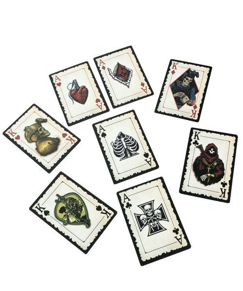 Гральні карти пластикові "Death Force" Poker Club Black Series 0,5 мм 54 шт 000051994 фото