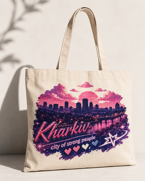 Экосумка с полупанами беж цвета Kharkiv City 000059792 фото
