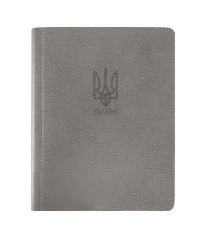 Книга записная из синтетического камня MILITARY A6 64 л. клетка графит 000046996 фото