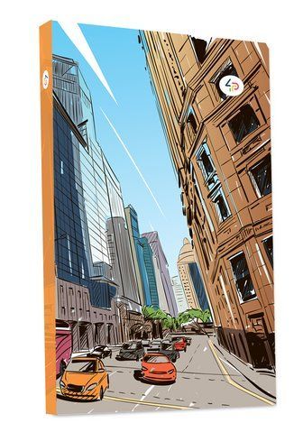 Блокнот 4Profi "Streets note" orange 80 листов формат А5 901494 000002648 фото