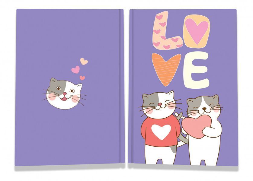 Блокнот 4Profi "Sweet love note" cats 40 арк. формат А6 904242 000003881 фото