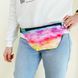 Сумка поясна бананка 4Profi з принтом Тай-дай з одним відділенням 18279 000004406 фото 2