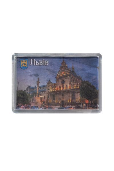 Магніт акриловий Львів в асортименті роз. 8*5 см 000027004 фото