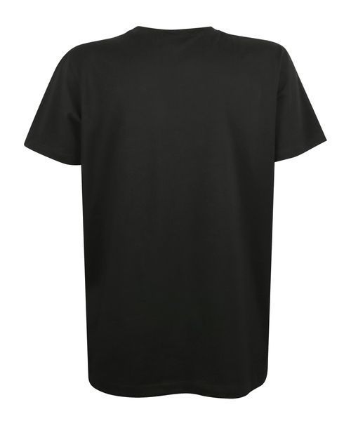 Футболка чорна з коротким рукавом кулір з принтом EST. 1654 р. 2XL 000040826 фото