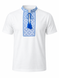 Футболка чоловіча біла блакитна вишивка BeArt р. 4XL 000058226 фото 2